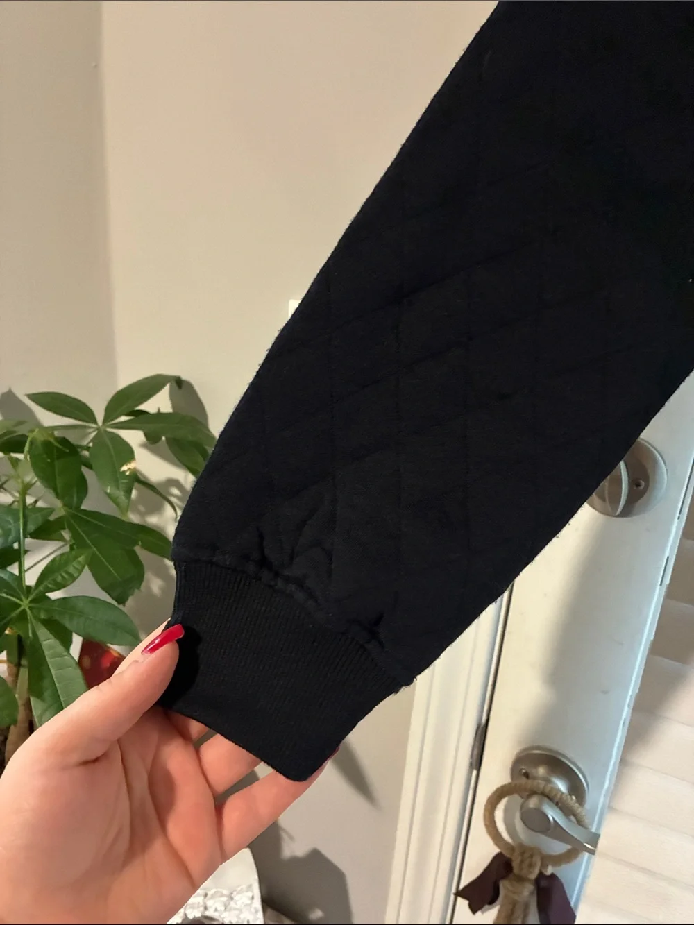 Svrn code black quilted